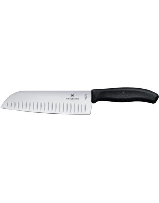 Nóż Santoku z karbowaną...