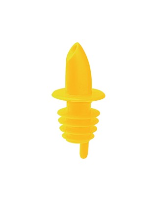 Korek z rurką plastikowy żółty